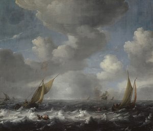 Merimaisema tekijältä Hendrick van de Sande Bakhuyzen