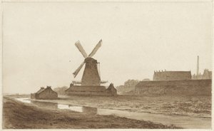 Tuulimylly Het Blauwhoofdin linnakkeessa Amsterdamissa