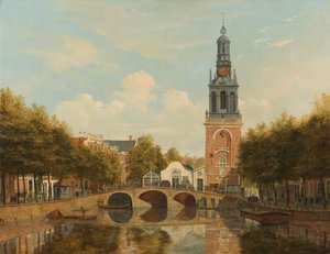 Torensluis ja Jan Roodenpoortstoren Amsterdamissa