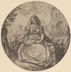 Varovaisuuden allegoria tekijältä Hendrik Goltzius