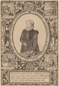 Charlotte of Bourbon tekijältä Hendrik Goltzius