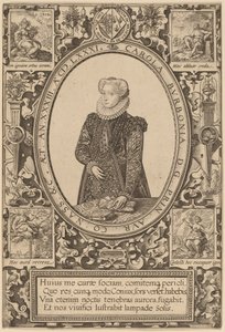 Charlotte of Bourbon tekijältä Hendrik Goltzius