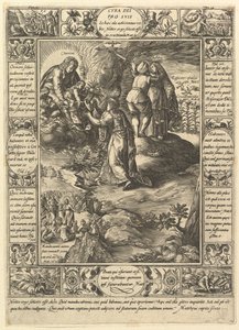 Cura Dei Pro Suis, Allegories of the Christian Faith, Christian and Profane Allegories -sarjasta. tekijältä Hendrik Goltzius