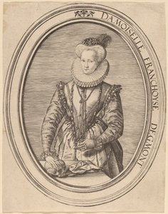 Françoise van Egmond tekijältä Hendrik Goltzius