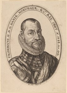 Frederick II, Tanskan ja Norjan kuningas tekijältä Hendrik Goltzius