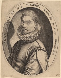 Hieronymus Scholiers tekijältä Hendrik Goltzius