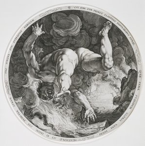 Ixion, 1588 tekijältä Hendrik Goltzius