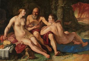 Loot ja hänen tyttärensä, 1616