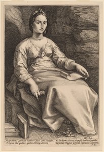 Melpomene tekijältä Hendrik Goltzius