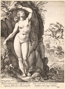 Perseus vapauttaa Andromedan tekijältä Hendrik Goltzius