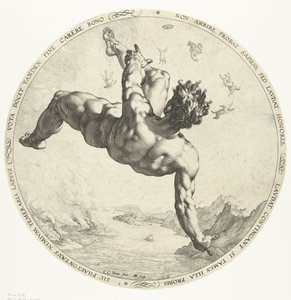 Phaethon, 1588 tekijältä Hendrik Goltzius