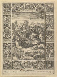 Punitio Malorum, teoksesta Allegories of the Christian Faith, julkaisusta Christian and Profane Allego....n.d. tekijältä Hendrik Goltzius