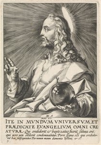 Ennen Salvatorea, C.3 (kaiverrus) tekijältä Hendrik Goltzius