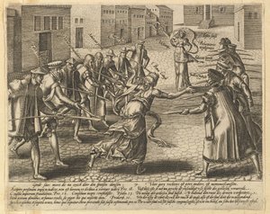 The Abuses of the Law, levy 7.n.d. tekijältä Hendrik Goltzius