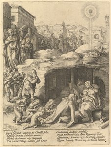 The Adoration of the Magi, n. 1585. tekijältä Hendrik Goltzius