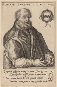 Johannes Zurenus (Jan van Zuren) tekijältä Hendrik Goltzius after Maerten van Heemskerck