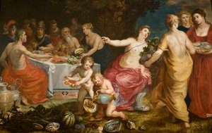 Achelouksen juhla, 1610-1615. tekijältä Hendrik I Balen van