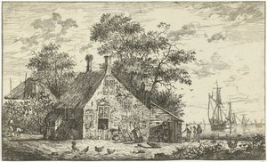 Maatila joen varrella