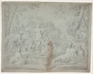 Diana ja Actaeon. (Ovidius, Net., III, 175 jj.)