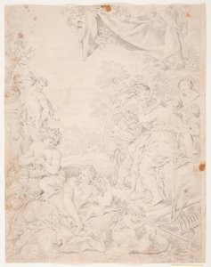 Sølvalderen. Tutkimus Pietro da Cortonan sävellyksen jälkeen Sala della Stufassa, Palazzo Pittissä, Firenzessä tekijältä Hendrik Krock