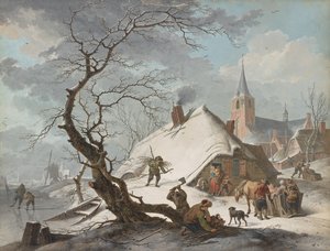 Talvinen maisema tekijältä Hendrik Meyer