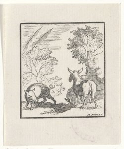 Kuvaus tarinasta Aesop-taruista