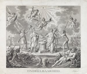Jakamattomuuden allegooria, 1795 Jakamattomuus (otsikko objektissa) Neljä allegoriaa vallankumouksesta vuonna 1795 (sarjan nimi)