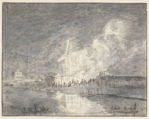 Tuli myllyssä Muiderdijkissa, noin 1710