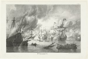 Matka Chathamiin, 1667 tekijältä Hendrik Vettewinkel