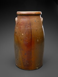Churn, c. 1880-1905 (liukulasitettu kivitavara)