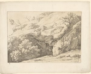 Kivet pensailla Tentamina Lithographica (sarjan nimi) Italian maisemat (sarjan nimi)