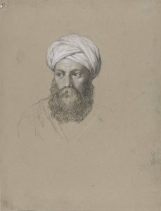 Arabien pää turbaanin kanssa tekijältä Hendrik Willem Cramer