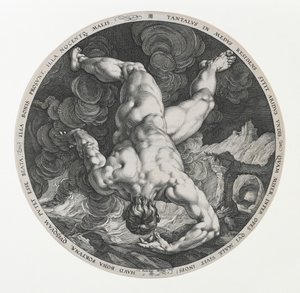 Tantalus, Four Disgracersista tekijältä Hendrik and Cornelisz. van Haarlem Cornelis Goltzius