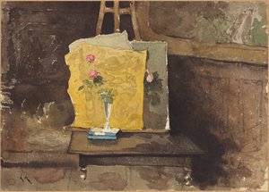 Ateljeen nurkka tekijältä Henri-Joseph Harpignies