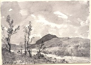 Joen rannalla tekijältä Henri-Joseph Harpignies