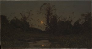 Kuun nousu tekijältä Henri-Joseph Harpignies