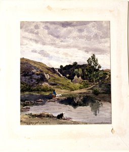 Jokimaisema tekijältä Henri-Joseph Harpignies