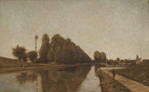 Briaren kanava (öljy kankaalle) tekijältä Henri Joseph Harpignies