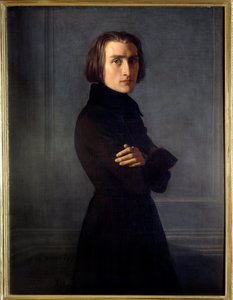 Franz Lisztin muotokuva tekijältä Henri (1814 82) Lehmann