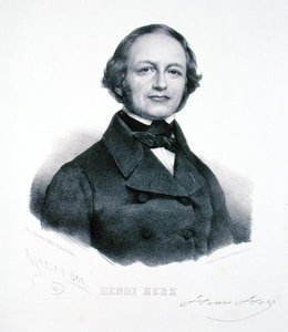Henri Herz (1803-88) (kaiverrus) tekijältä Henri (after) Grevedon
