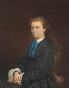 Nuoren naisen muotokuva, 1863 tekijältä Henri Alexandre Georges Regnault
