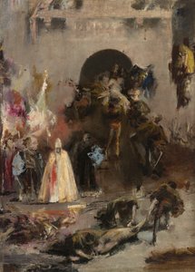 Kohtaus Espanjan inkvisitiosta, n. 1868-70