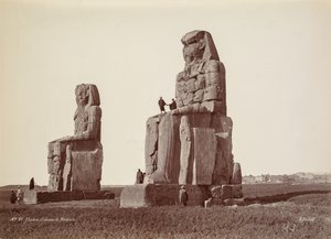 Thebes, Memnonin kolossit