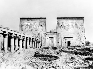 Isisin temppeli, Philae, Nubia, Egypti, 1887