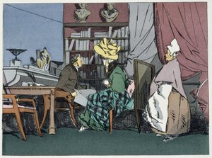 Herra osastopäällikkö pitää yleisön - Henri Monnierin "" Hallintomoraalissa". tekijältä Henri Bonaventure Monnier