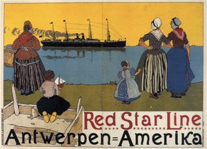 Red Star Line, 1899 tekijältä Henri Cassiers