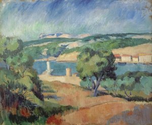 Lähellä St. Tropezia tekijältä Henri Charles (after) Manguin
