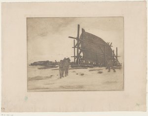 Vene rakenteilla tekijältä Henri Charles Guérard
