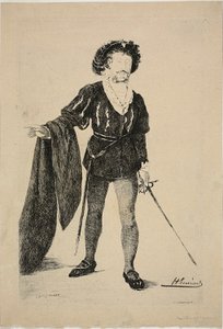 Faure Hamletin roolissa tekijältä Henri Charles Guérard