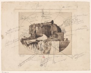 Asetelma soittimien kanssa tekijältä Henri Charles Guérard